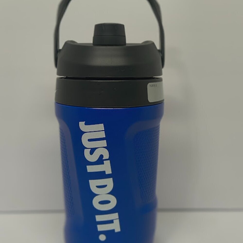64 oz BPA Free Nike Fuel Lets Do It Insulated Thermos for Cold Drinks Blue - Picture 2 of 10